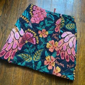 Quilted canvas skirt by farm rio.